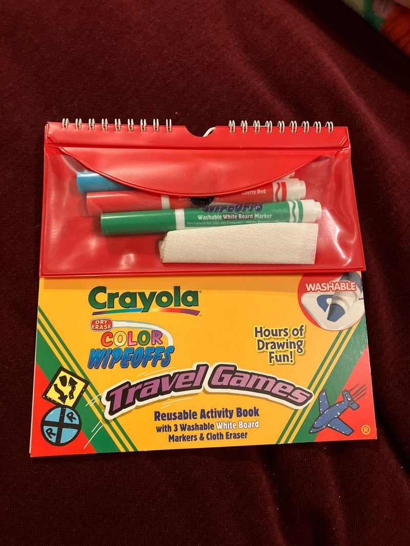 Crayola Dry Erase Color Wipeoffs Travel Games by Bonney & Smith